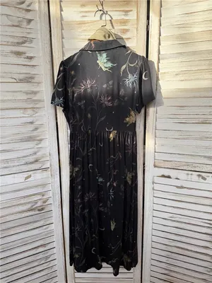 Disturbia Rosanella Floral Print Midi Shirt Dress, US6 thumbnail 5
