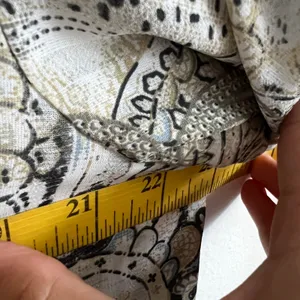 Paisley Ruffle Top,‎ Boho, Y2K, Indie Sleaze, Vintage, 70s, Festival, Hippie, XL thumbnail 5