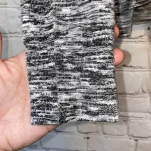 American Eagle Marled‎ Black & White Textured LS Top thumbnail 3