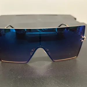 Blue Oversized Sunglasses thumbnail 8