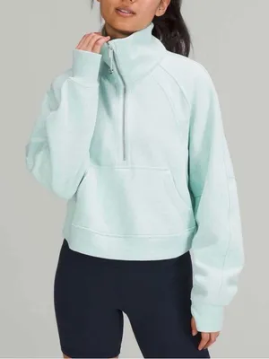 Lululemon Ladies Oversized Scuba Funnel Neck Sweatshirt Size XS/S thumbnail 1