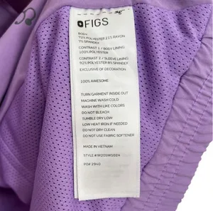 Figs Sydney Scrub Jacket in Lilac Purple Size Medium thumbnail 6