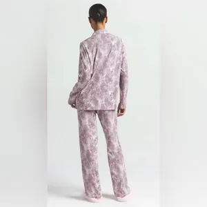 Skims NWT Long Sleep Pajamas SET Bloom Mini Multi Animal Size XS thumbnail 2
