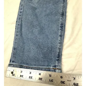 American Eagle Mom Jeans Women's 6 Long Light Wash Distressed Stretch Comfort thumbnail 9