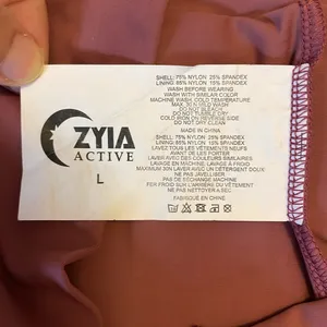 ZYIA Active Muted It’s a Mood Shorts Mauve Pink Size L thumbnail 10