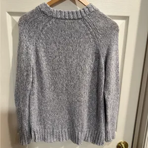 Aerie Heathered Gray Crew Neck Sweater thumbnail 7