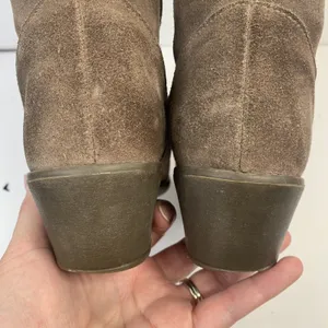 Vtg Brooks Brothers Size 7 Boots Shearling Lined Brown Suede Riding Women's 6075 thumbnail 7