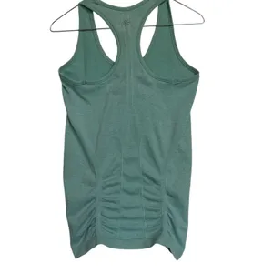 Athleta Womens XS Green‎ Heathered Ruched Seamless Racerback Tank Top 648266 thumbnail 6