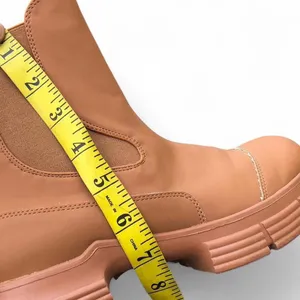 Brown Lugged Chunky Platform High Top Combat Grunge Military Biker Boots Round Toe Y2K US Women 8 thumbnail 5