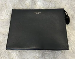 Henri Bendel Black Saffiano Leather Clutch thumbnail 1