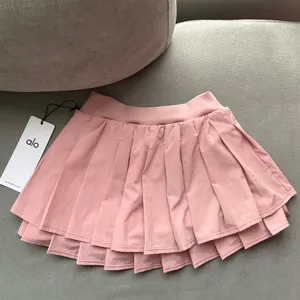 Alo Yoga Double Or Nothing Tennis Skirt Vintage Pink XS thumbnail 6