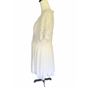 LuLus White Skater Dress V-Neck XL thumbnail 6