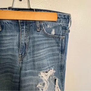 Hollister Women's‎ Juniors Size 3 Waist 26 Girlfriend High Rise Jean Medium Wash thumbnail 6
