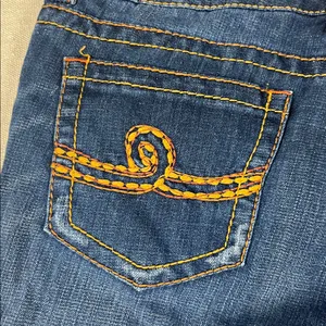 Seven7 Dark Blue Bootcut Jeans Size: 10 thumbnail 6