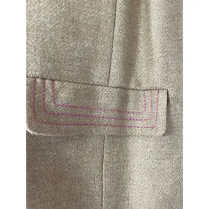 Gap Women's Wool Coat‎ Short Waist Jacket Size XL Camel Khaki/Tan thumbnail 4