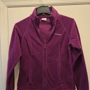 Columbia Women's Deep Purple Full-Zip Fleece Jacket thumbnail 1