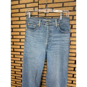 Levi's Ribcage Straight Ankle Jeans Size‎ 26 thumbnail 3