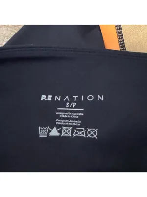PE Nation High Rise Logo 7/8 Leggings Small Streetwear Blockette‎ Gorpcore Gym thumbnail 10