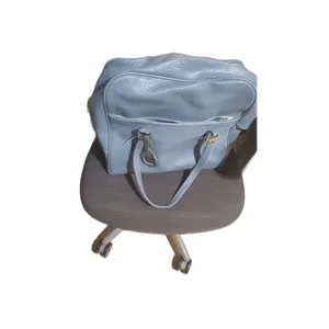 Vintage Sears, Roebuck and Company Luggage Bag Carry On Travel Bag Tote Baby Blu thumbnail 13