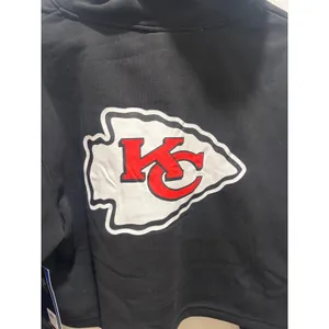 Kansas City Chiefs Cropped Hoodie NWT NFL Women's XL thumbnail 6