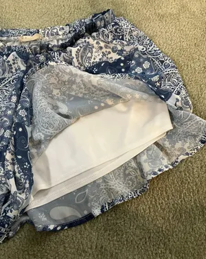 Light Blue altar’d state shorts/skirt thumbnail 2