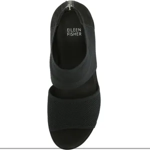 *New* Eileen Fisher Women'S Leto Wedge Sandal,‎ Black, 5.5 B101 thumbnail 7