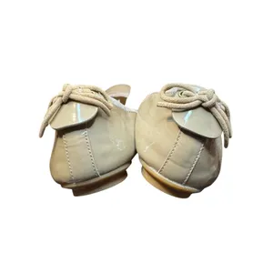 Cole Haan Shoes Womens Size 6 Beige Patent Leather Ballet Flats Bow‎ D42512 thumbnail 7