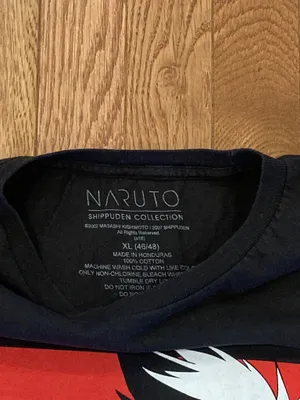 Naruto Shippuden Japanese Anime Y2K Casual Black Graphic T-Shirt thumbnail 4