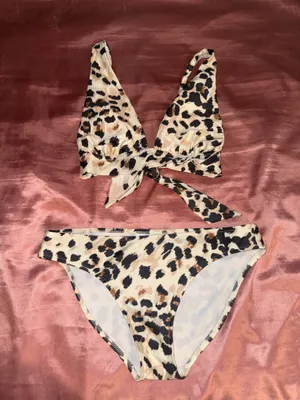Aerie Cheetah Print Bathing Suit thumbnail 1