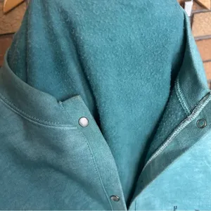 Vintage Stone Aged Rockwear Western Tribal Blue Fleece Snap Sweater Size Small thumbnail 5