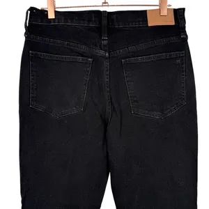 Madewell Womens Perfect Vintage Flare Jeans Black Wash Denim High Rise Size 29 thumbnail 8