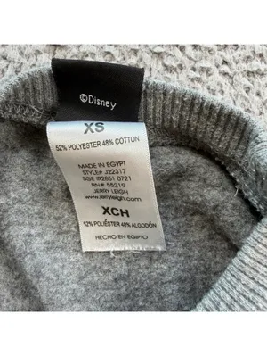 Disney Lilo & Stitch Angel Gray Crewneck Sweatshirt Women’s XS Jerry Leigh Movie thumbnail 5