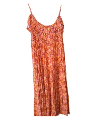 J.Crew Tiered maxi dress in painted block print Large‎ milkmaid Resort Vacation thumbnail 4