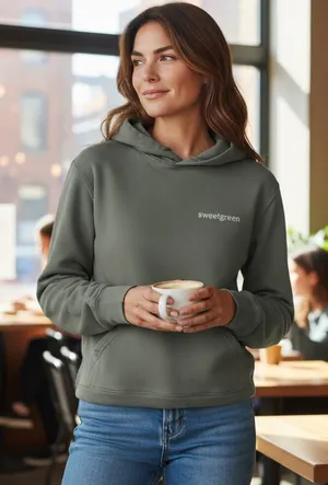 MADHAPPY x SweetGreen Hoodie Sweatshirt Pullover Top thumbnail 1