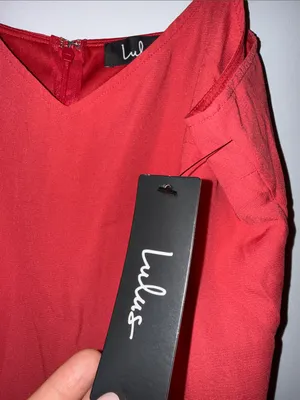 Lulu's Bright Red Midi Slip Dress with Spaghetti Straps thumbnail 7