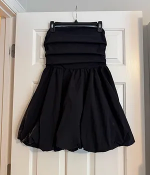 H&M Strapless Bubble Hem Dress thumbnail 1