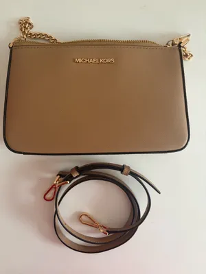 Michael Kors Shoulder Bag Brown and Gold thumbnail 2