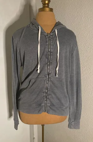 SoulCycle Spellout Gray/White Hoodie S Athleisure Sportswear Activewear Casual thumbnail 1