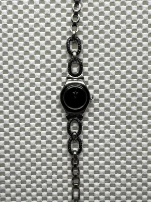 Swatch Watch Iron Lady Black Glitter YSS293G Classic 2015 thumbnail 2