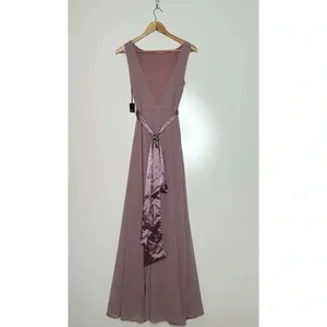 Lulus NWT That Special Something Mauve Maxi Dress Size Small thumbnail 7