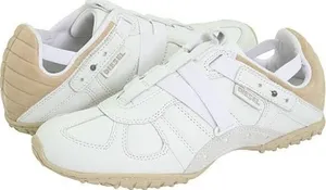 Vintage Diesel Moslette Sneakers Y2K Athletic Adjustable Strap Leather White 8.5 thumbnail 2