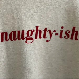 AERIE Naughty-ish Long Sleeve Pullover Crewneck Novelty Sweatshirt Size M thumbnail 8