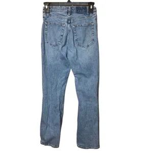 Abercrombie & Fitch Ankle Straight Ultra High Rise Distressed 00/24R #760 thumbnail 7