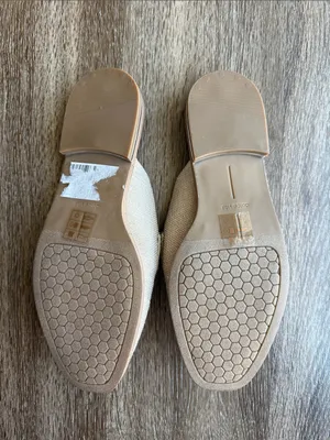 Dolce Vita Beige Chain-Trim Mules thumbnail 8