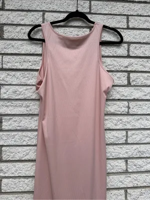 SHEIN Blush Pink Sleeveless Midi Dress thumbnail 5