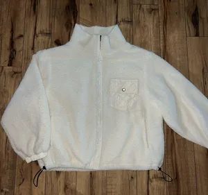 Cream fuzzy jacket Size XL thumbnail 2
