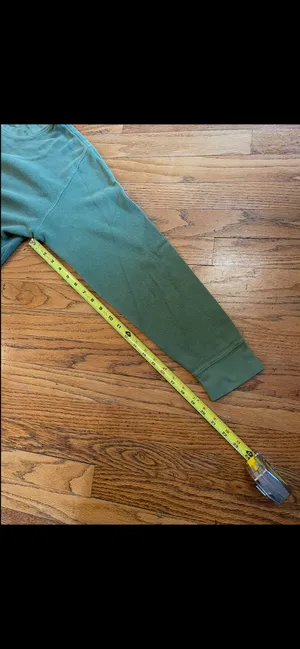 Vintage L.L. Bean Classic Long Sleeve Thermal Waffle Shirt - Olive Green thumbnail 4