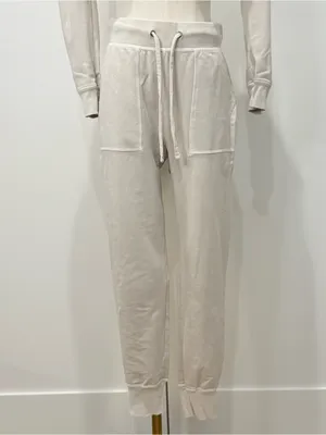 Goodlife Micro Terry Lounge Set Small Beige Hoodie Joggers Travel Minimal Comfy thumbnail 5