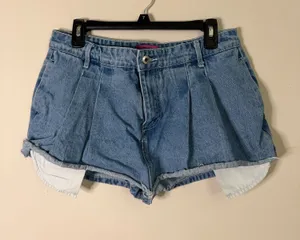 Edikted Women’s Denim Blue Skort thumbnail 1