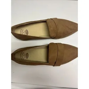Dr Scholls 9M Emilia Pointed Toe Slip-On Tan Flat Loafer Comfort Shoes thumbnail 4